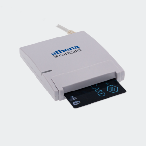 NXP Athena ASEDrive IIIe V2D USB Reader - weiß