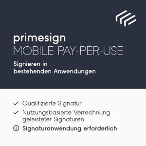 primesign MOBILE PAY-PER-USE