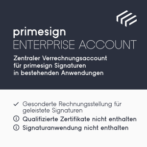 primesign ENTERPRISE ACCOUNT