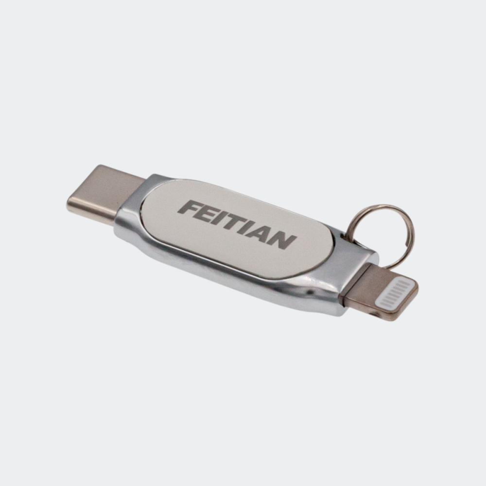 FEITIAN iePass FIDO2 FIDO U2F USB-C + iOS Lightning Security Key with PIV  (K44) – FEITIAN Technologies US