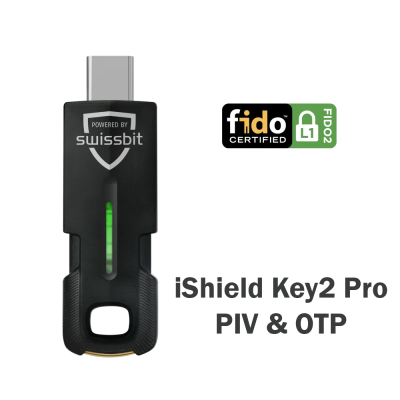 Swissbit iShield Key2 PRO (PIV, FIDO2, OTP,...)