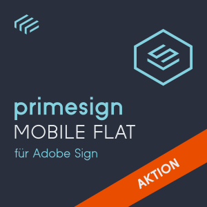 primesign MOBILE FLAT für Adobe Sign 